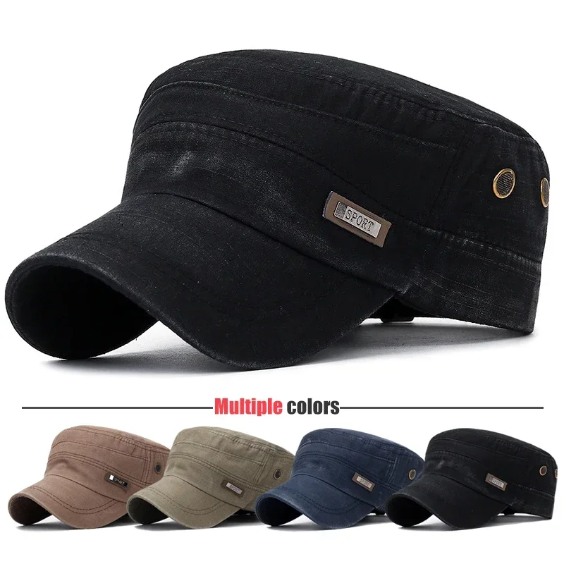 Snapback Hat Flat - ทหารนายร้อยแบนหมวกแฟชั่นเสื้อผ้าปรับ Snapback หมวก Unisex ใหม่แฟชั่นคลาสสิกกลางแจ้ง Casual