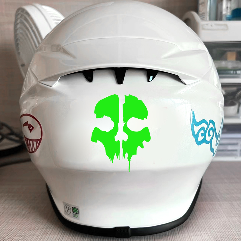 กะโหลกศีรษะที่มีสีสันสติ๊กเกอร - Skull Cap Helmet Liner บทวิจารณ์และราคา