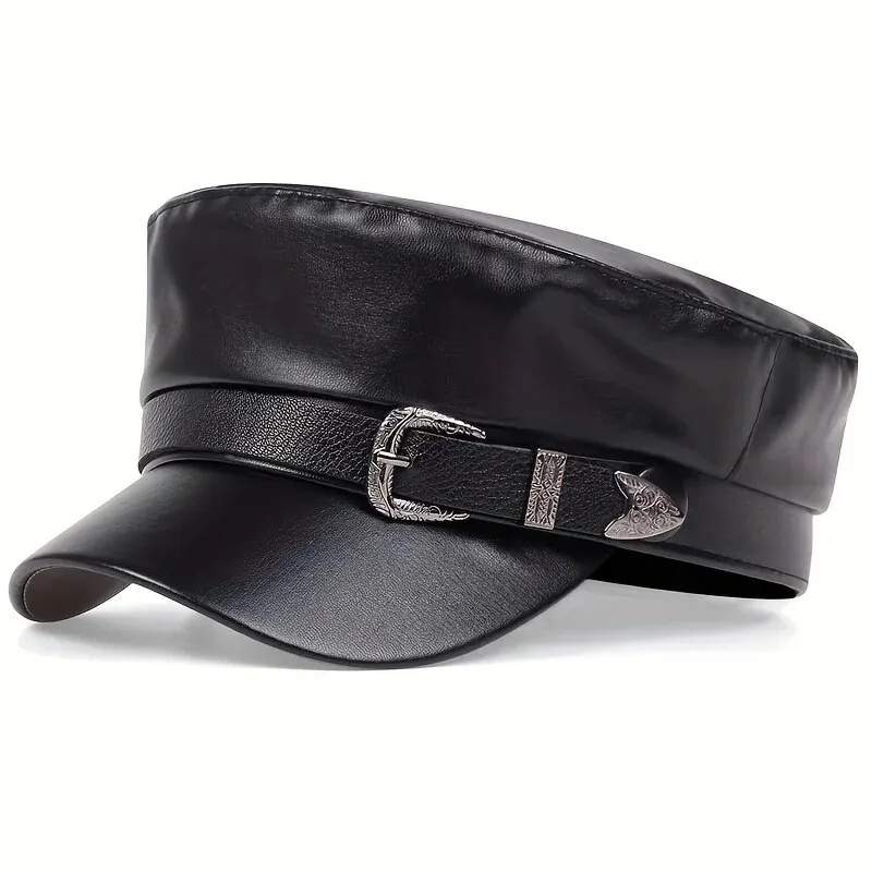 หมวกแฟชั่นผู้หญิง หัวเข็มขัดขน - Snapback Hat Flat บทวิจารณ์และราคา