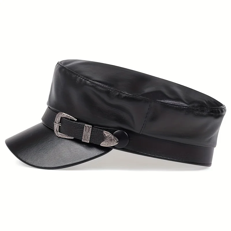หมวกแฟชั่นผู้หญิง หัวเข็มขัดขน - Snapback Hat Flat บทวิจารณ์และราคา