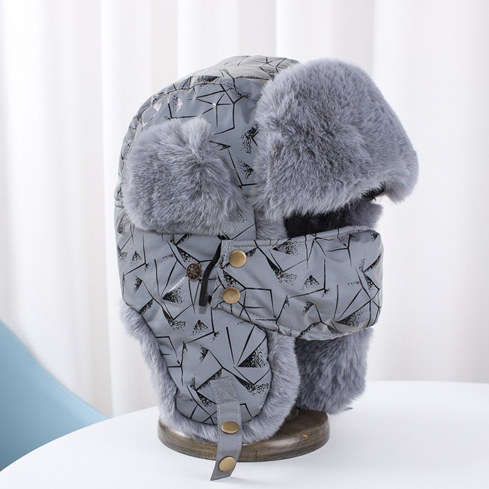 หมวกกันหนาวบุขนเฟอร์เทียมแบบให - Trapper Hat Ear Flap บทวิจารณ์และราคา