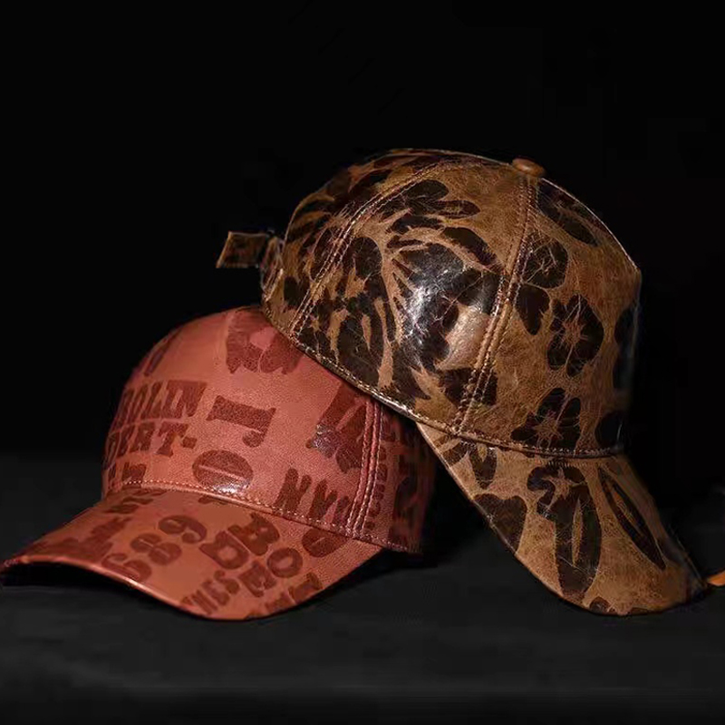 หมวกเบสบอลหนังพิมพ์ลายตัวอักษร - Baseball Cap Structured บทวิจารณ์และราคา