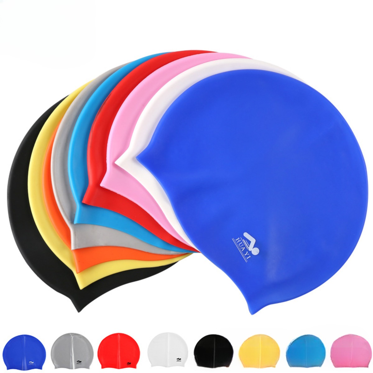 ซิลิโคนยืดหยุ่นหมวกว่ายน้ําหมว - Swim Hat Silicone บทวิจารณ์และราคา