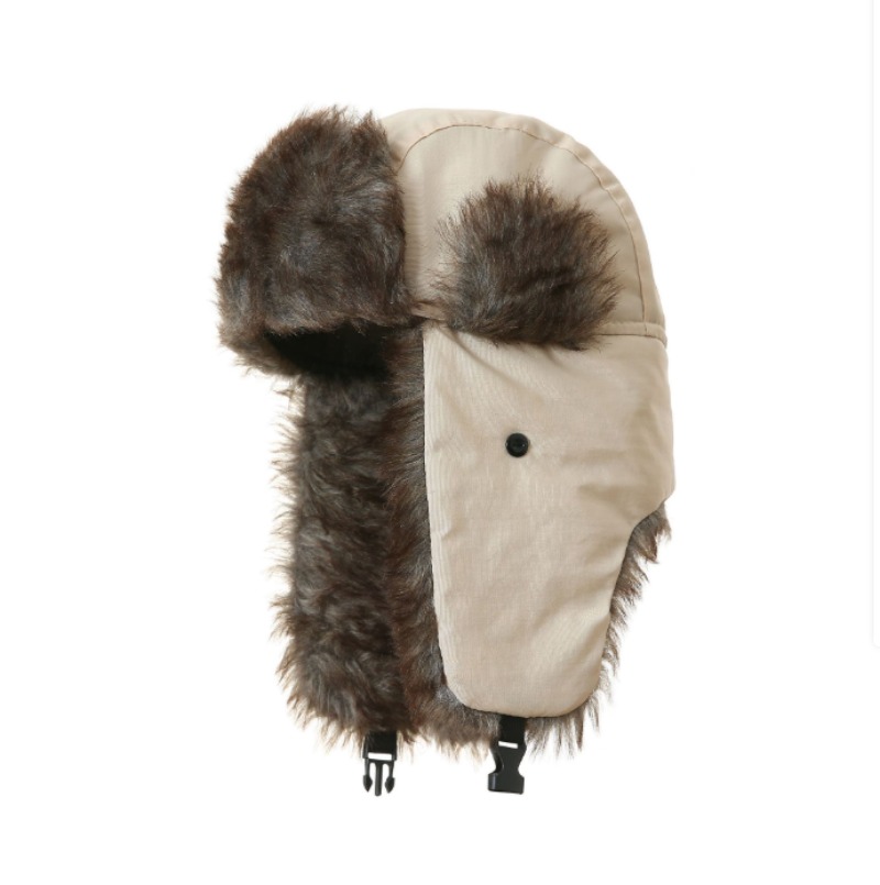 หมวกกันหนาวสำหรับผู้ชายพร้อมที - Trapper Hat Ear Flap บทวิจารณ์และราคา