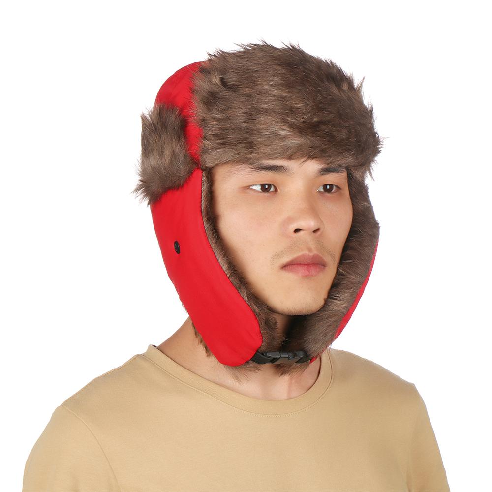 หมวกกันหนาวแบบมีที่ปิดหู หมวกส - Trapper Hat Ear Flap บทวิจารณ์และราคา
