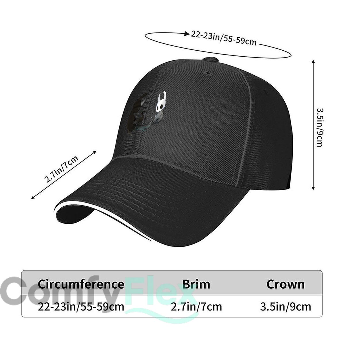 หมวกฮิปฮอปลาย Hollow Knight &  - Baseball Cap Structured บทวิจารณ์และราคา